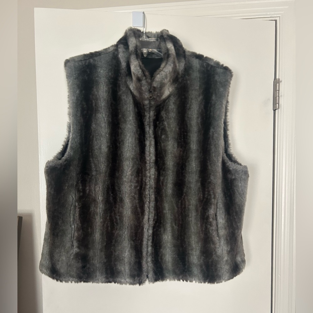 Reversible Faux Fur Vest